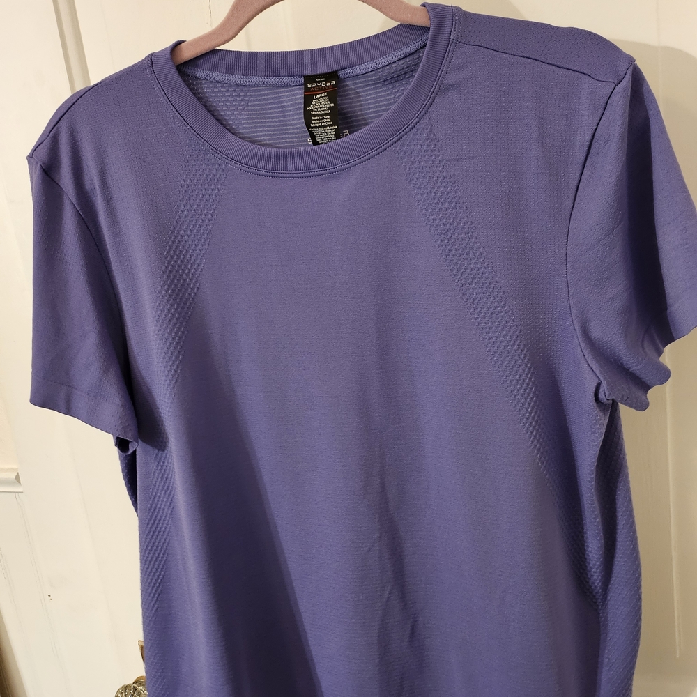 Spyder Purple Short Sleeve Tee